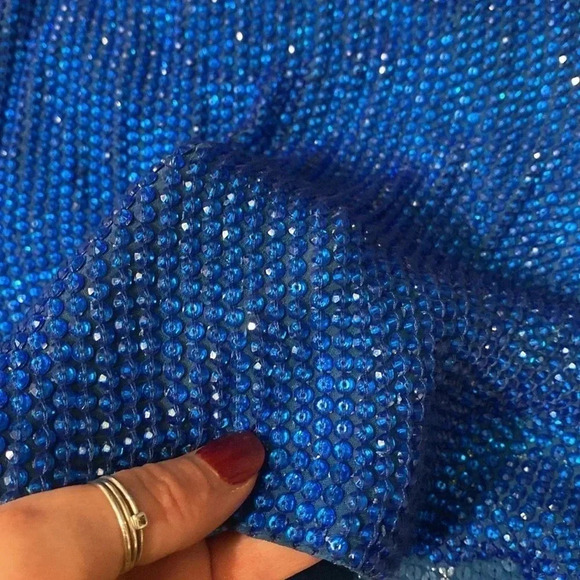 MLV blue beaded top - Picture 4 of 6